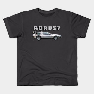 8 Bit Delorean Kids T-Shirt